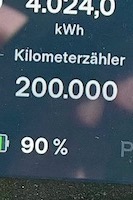 completing the 200.000 km on the way to Berlin